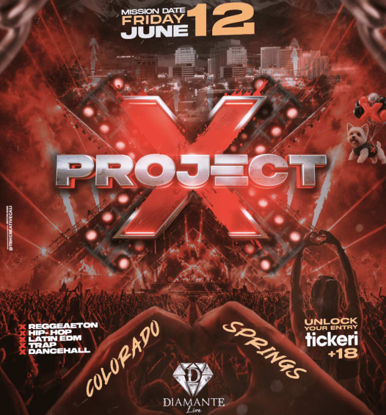 Event - Project x festival  - Colorado Springs, CO - Fri, June 12, 2026} | concert tickets
