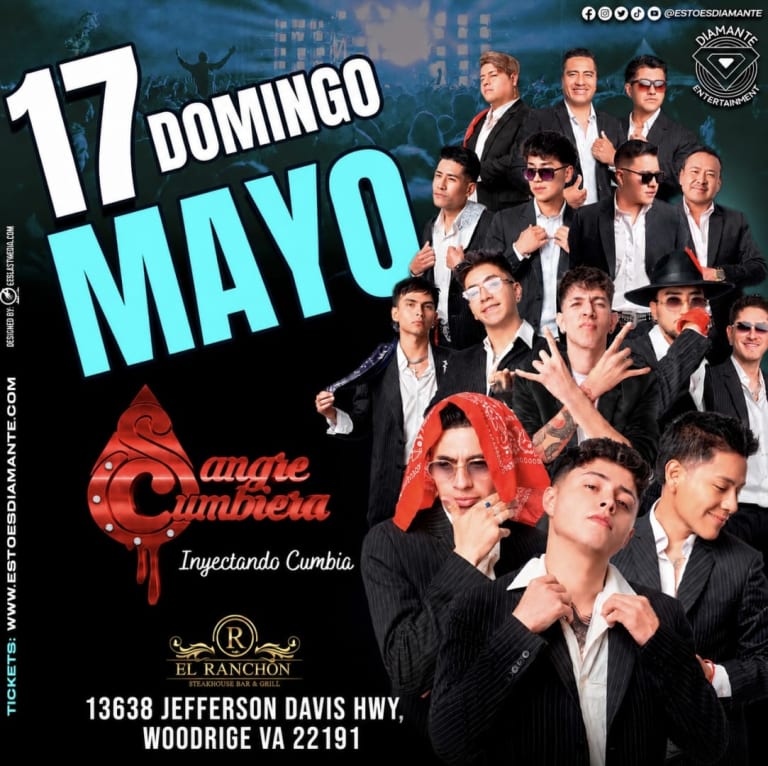 Event - SANGRE CUMBIERA - Woodbridge, Virginia - May 17, 2026 | concert tickets