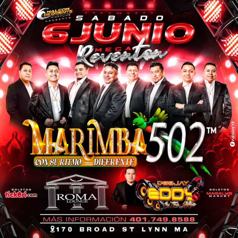 Event - MARIMBA 502 100% Digital  - Lynn, Massachusetts - June 6, 2026 | concert tickets