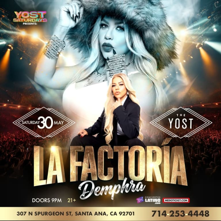 Event - LA FACTORIA EN SANTA ANA - Santa Ana, CA - Sat, May 30, 2026} | concert tickets