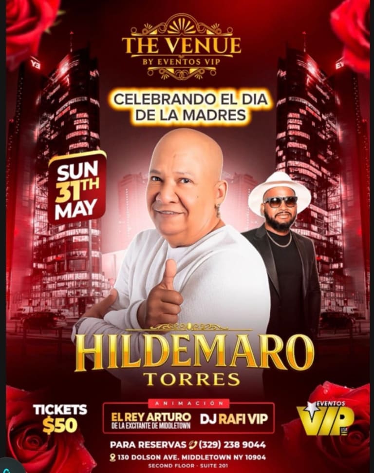 Event - Hildemaro Torres - Middletown, New York - May 31, 2026 | concert tickets