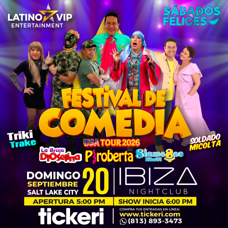 Event - FESTIVAL DE COMEDIA EN SALT LAKE CITY  - Salt Lake City, Utah - September 20, 2026 | concert tickets