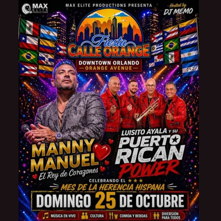 Event - Fiesta Calle Orange 2026 - Orlando, Florida - October 25, 2026 | concert tickets