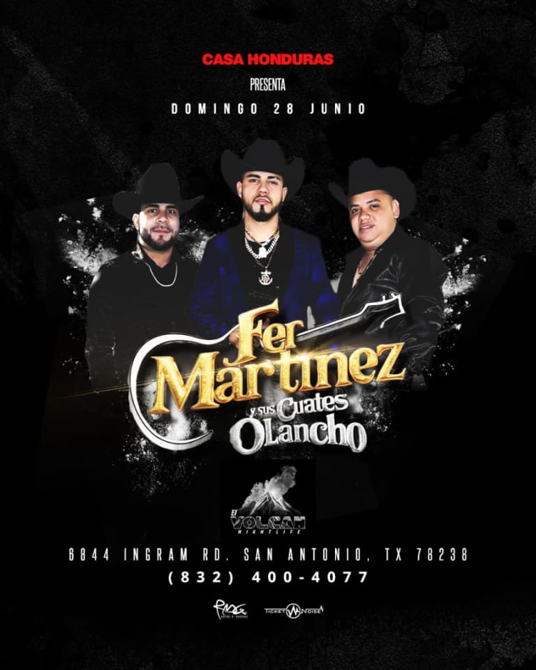 Event - Fer Martinez & Sus Cuates De Olancho - San Antonio, Texas - June 28, 2026 | concert tickets