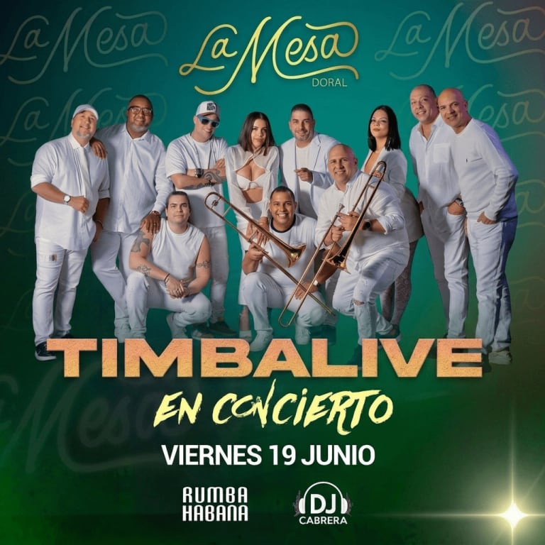 Event - Timbalive en Miami - Miami, Florida - June 19, 2026 | concert tickets