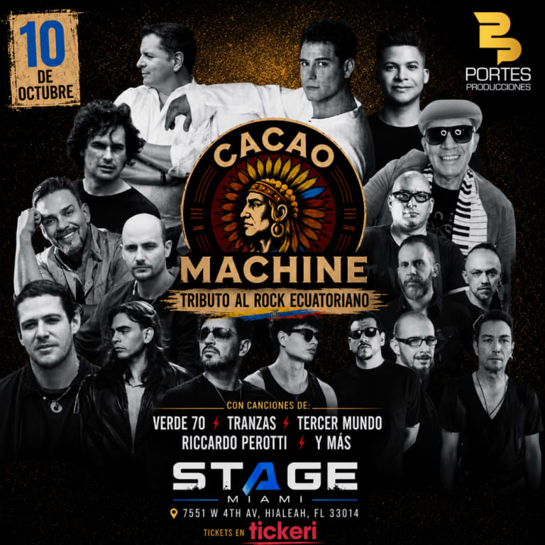 Event - Tributo al Rock Ecuatoriano  - Hialeah, Florida - October 10, 2026 | concert tickets