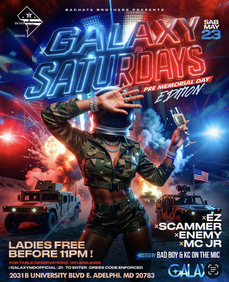 Event - Galaxy Saturdays! El Party #1 de los Sabados  - Hyattsville, MD - sáb, 23 de mayo de 2026} | concert tickets