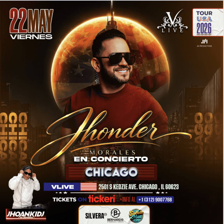 Event - Jhonder Morales en Chicago - Chicago, Illinois - May 22, 2026 | concert tickets