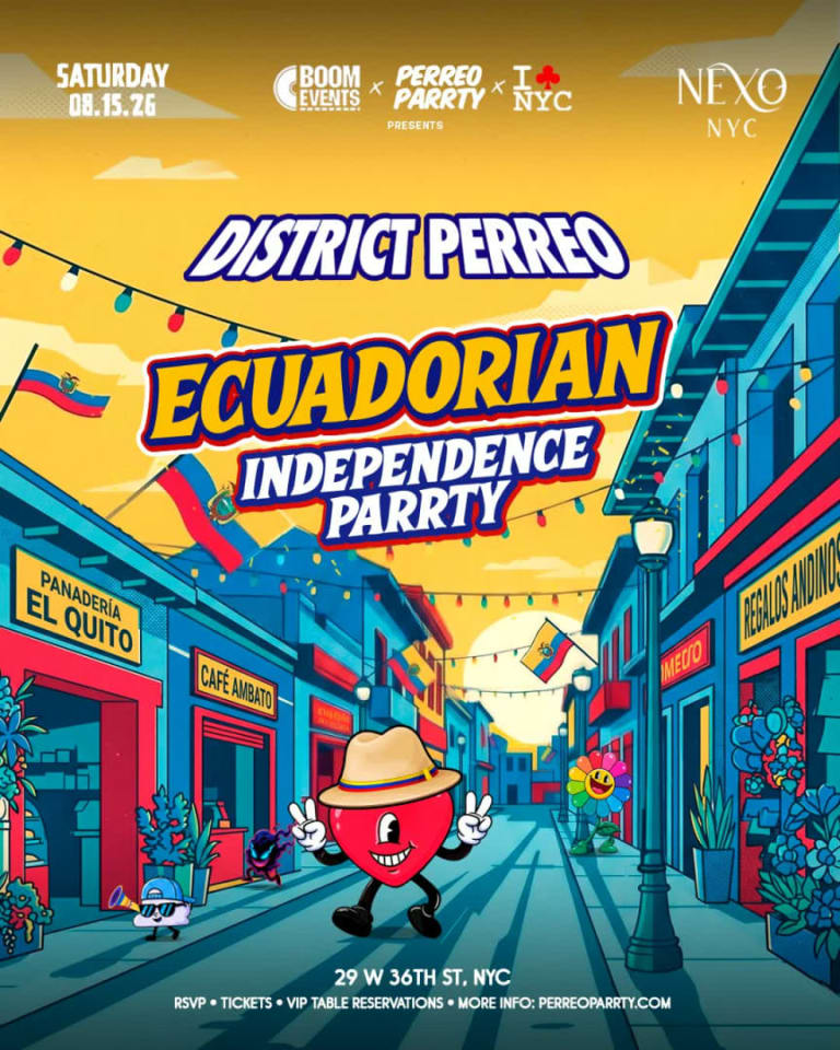 Event - Ecuadorian Independence Day Reggaeton Party at Nexo Club Midtown NYC - New York, New York - August 15, 2026 | concert tickets
