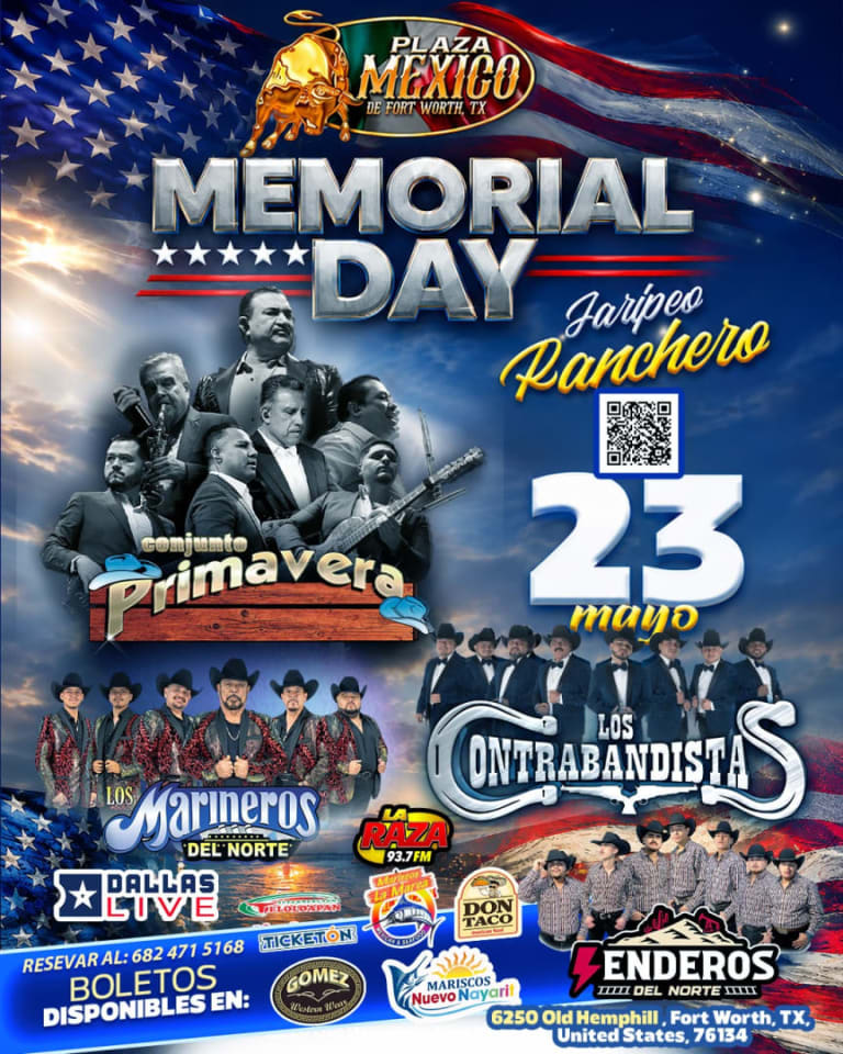 Event - Primavera,La Kumbre , Contrabandistas  - Fort Worth, TX - Sat, May 23, 2026} | concert tickets