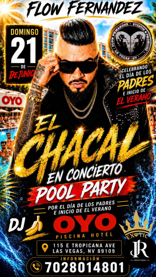 Event - Concierto del Chacal  - Las Vegas, Nevada - June 21, 2026 | concert tickets