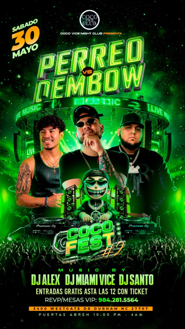 Event - Perreo vs dembow  - Durham, North Carolina - May 30, 2026 | concert tickets