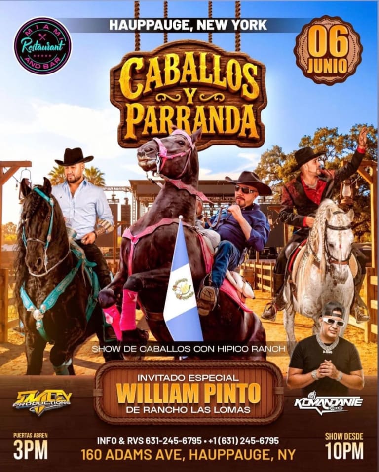 Event - Caballos y Parranda - Hauppauge, New York - June 6, 2026 | concert tickets