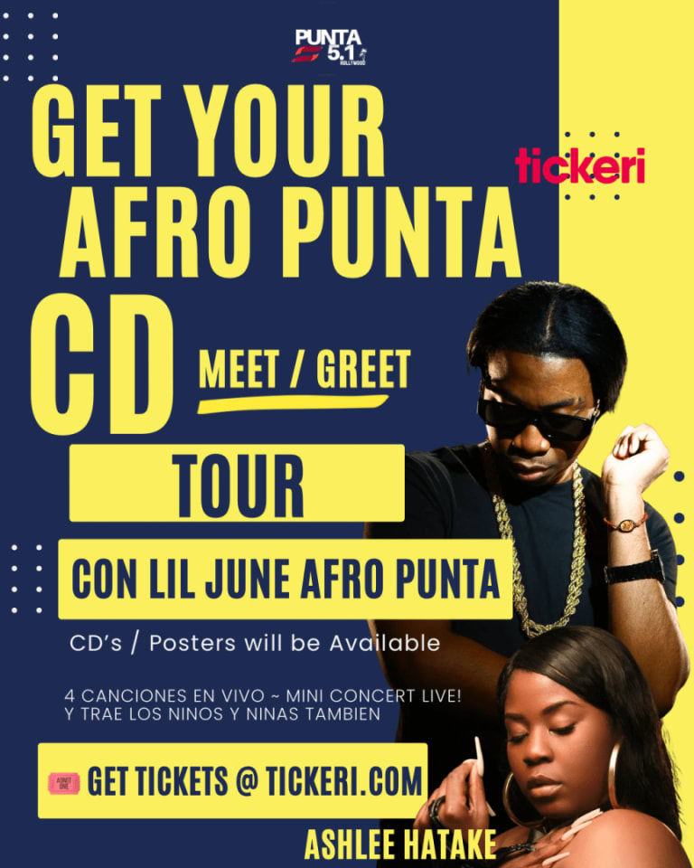 Event - GET YOUR AFRO PUNTA CD WORLD TOUR (SAN FRANCISCO CALIFORNIA) ~ ASHLEE HATAKE - San Francisco, California - July 4, 2026 | concert tickets