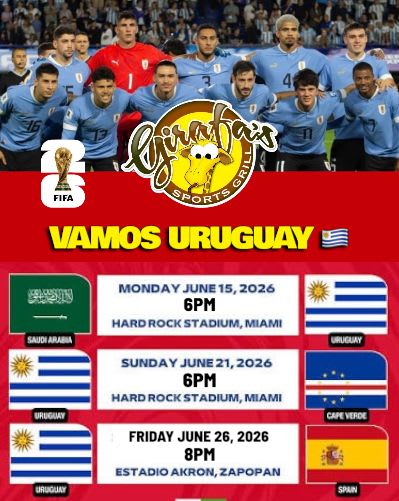 Event - URUGUAY 🇺🇾 vs SAUDI ARABIA 🇸🇦 FIFA WORLD CUP 2026 WATCH PARTY  - West Palm Beach, Florida - June 15, 2026 | concert tickets