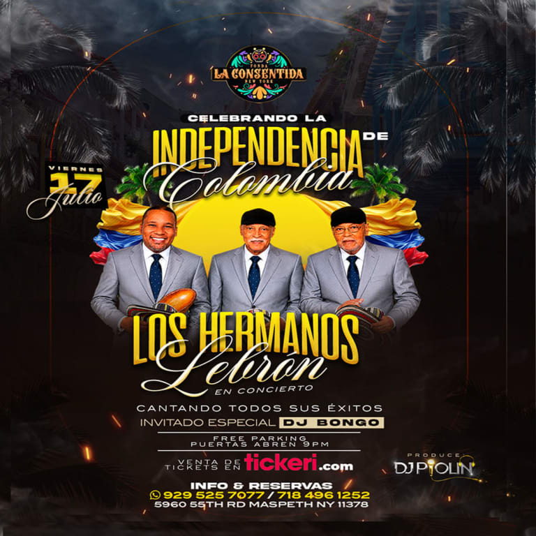 Event - LOS HERMANOS LEBRON - Maspeth , New York - July 17, 2026 | concert tickets