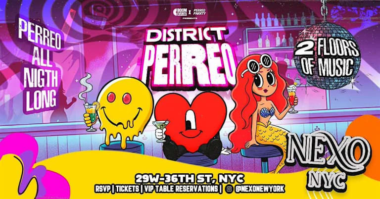Event - The #1 Reggaeton Club in Midtown - DISTRICT PERREO - Latin Dance Party - New York, New York - August 29, 2026 | concert tickets