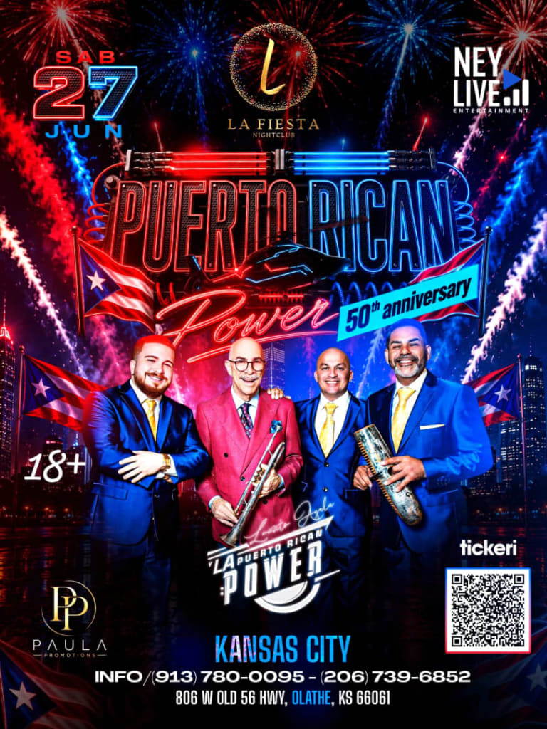 Event - Puerto Rican power 50th Anniversary Kansas City  - Olathe, KS - Sat, June 27, 2026} | concert tickets