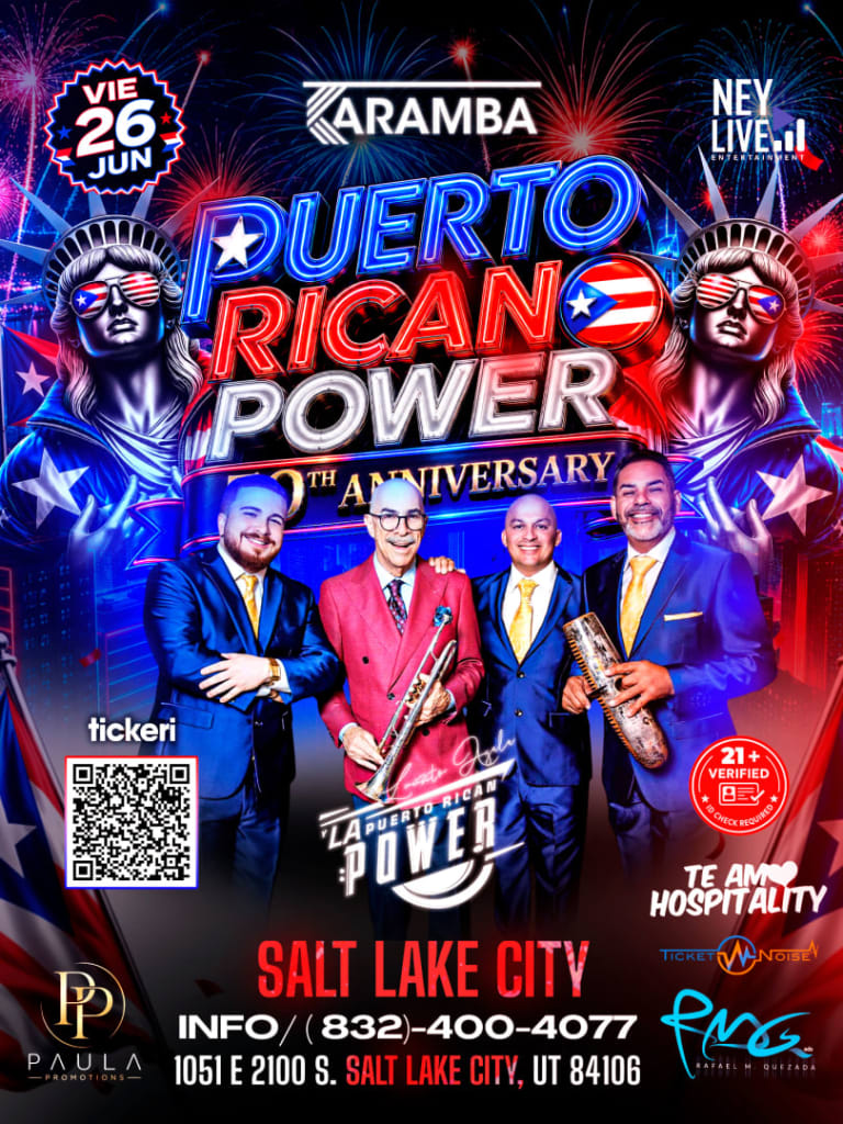 Event - Puerto Rican power Utah  - Salt Lake City, UT - vie, 26 de junio de 2026} | concert tickets