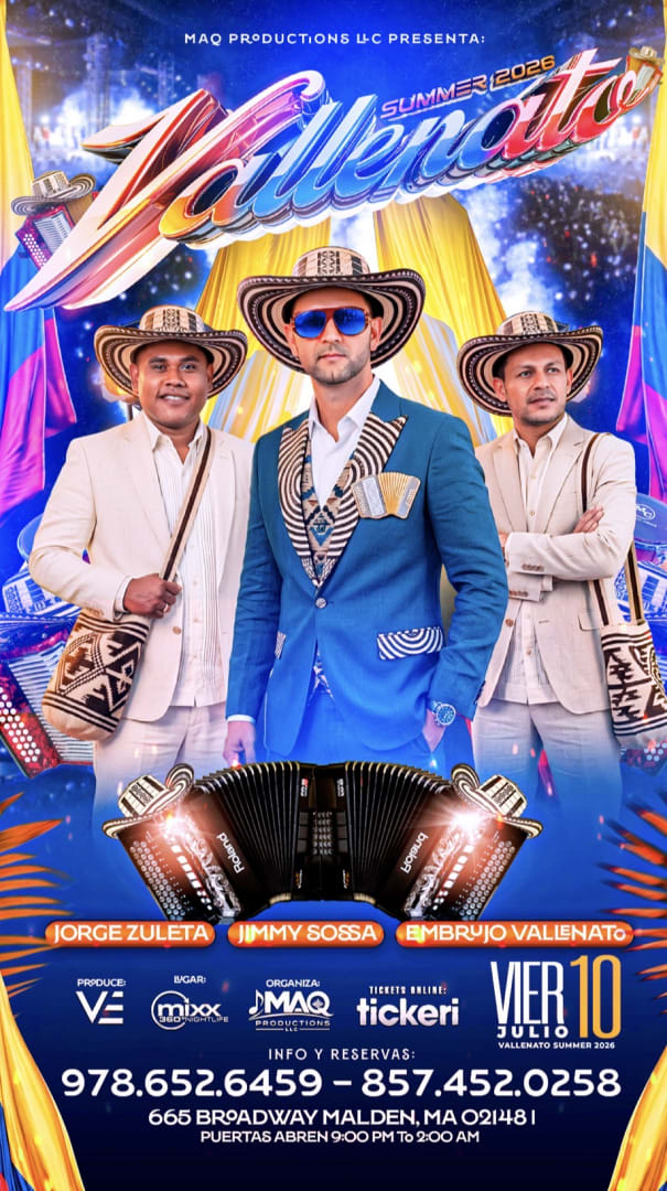 Event - Vallenato Summer 2026 - Malden, Massachusetts - July 10, 2026 | concert tickets