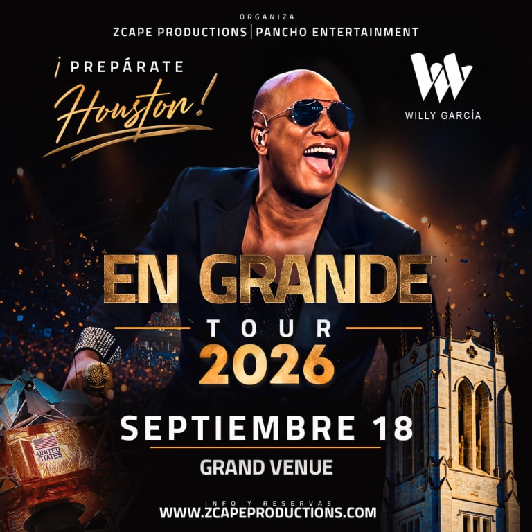 Event - Willy Garcia en concierto en Houston - Dallas, TX - Fri, September 18, 2026} | concert tickets