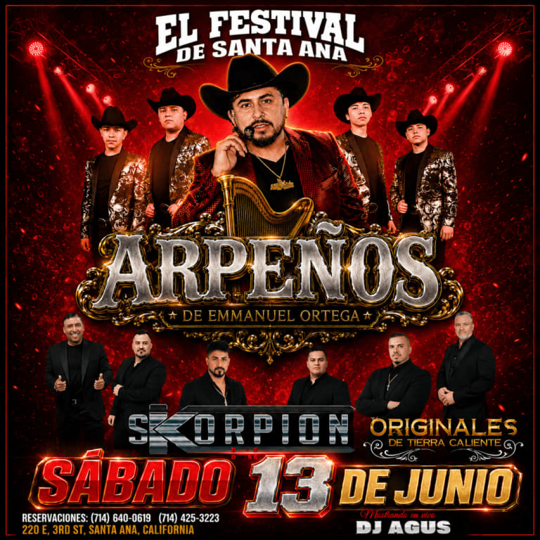 Event - Arpeños y Skorpion DTM En Santa Ana California  - Santa Ana, California - June 13, 2026 | concert tickets