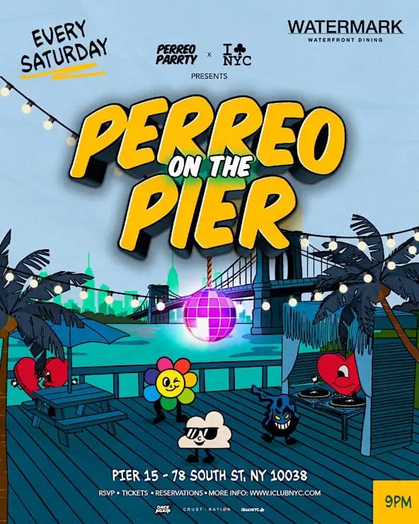 Event - #1 SUNDAY PERREO ON THE PIER - REGGAETON PARTY @ WATERMARK PIER 15 NYC - New York, New York - June 7, 2026 | concert tickets