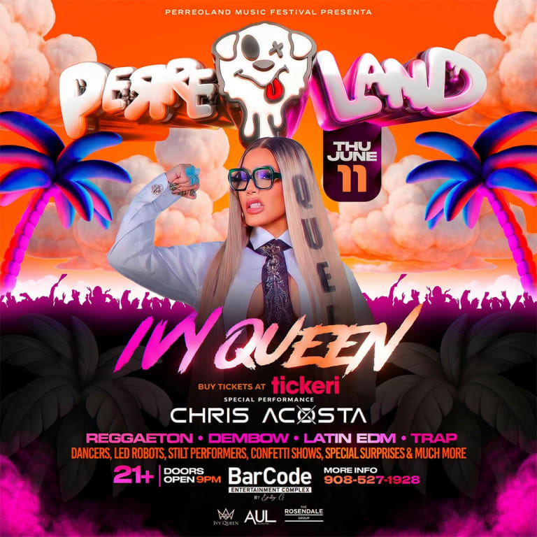 Event - PERREOLAND ft IVY QUEEN | NEW JERSEY - Elizabeth, NJ - Thu, June 11, 2026} | concert tickets
