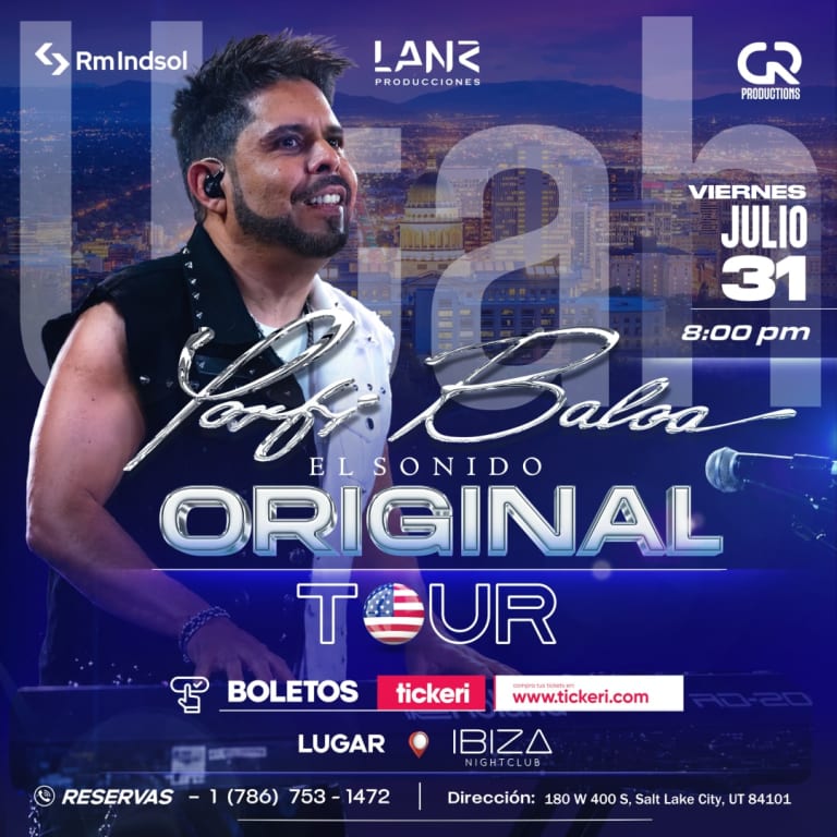 Event - PORFI BALOA EN SALT LAKE CITY - Salt Lake City, Utah - July 31, 2026 | concert tickets