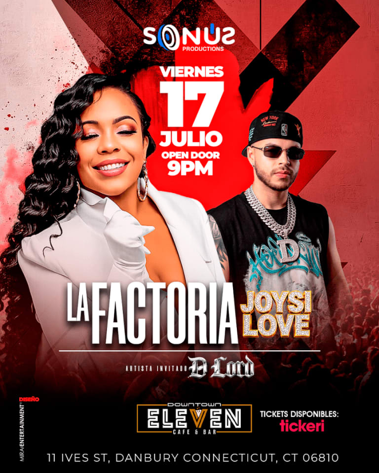 Event - La Factoría Joysi Love en vivo en Danbury - Connecticut- SP - Danbury, Connecticut - July 17, 2026 | concert tickets