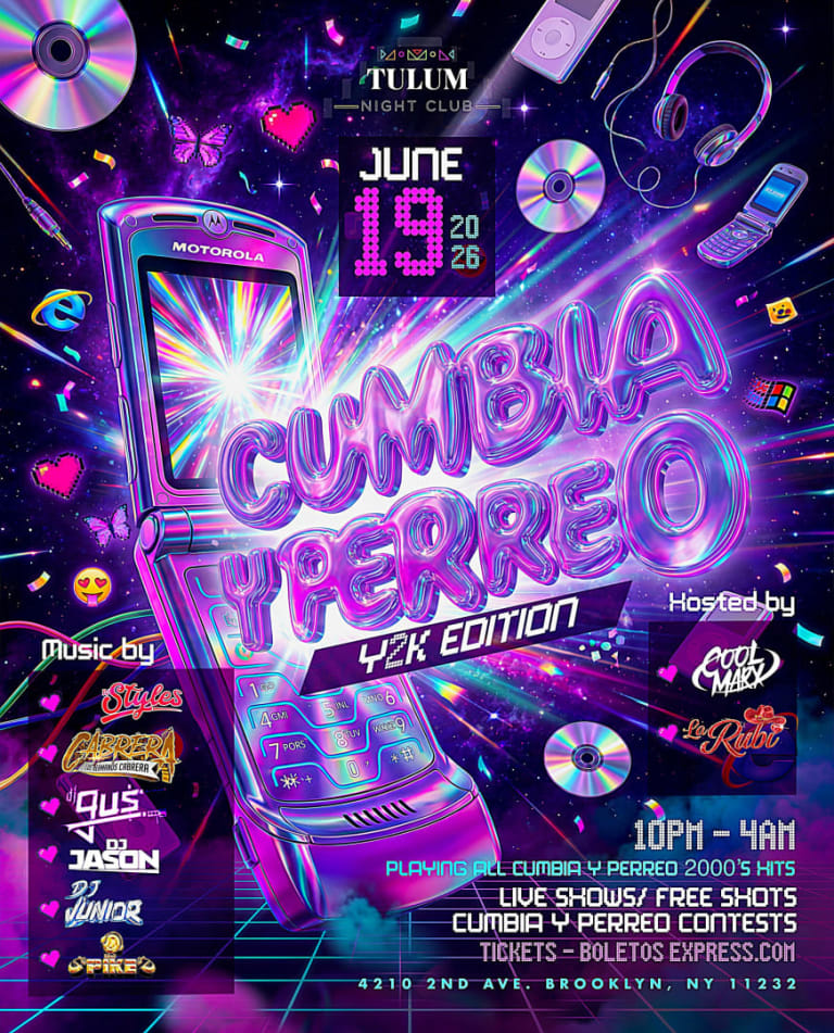 Event - Cumbia y Perreo: Y2K Edition en Tulum Night Club - Brooklyn, New York - June 19, 2026 | concert tickets