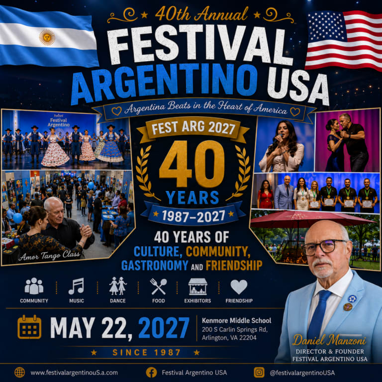 Event - 40th Festival Argentino  - Arlington, Virginia - May 22, 2027 | concert tickets