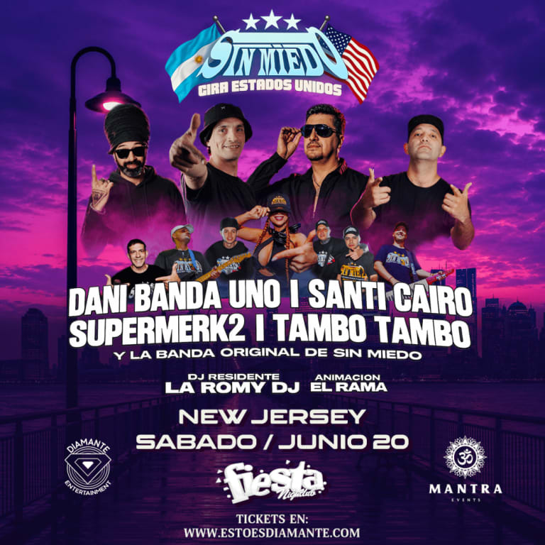 Event - SIN MIEDO "LA FIESTA" - Passaic, New Jersey - June 20, 2026 | concert tickets