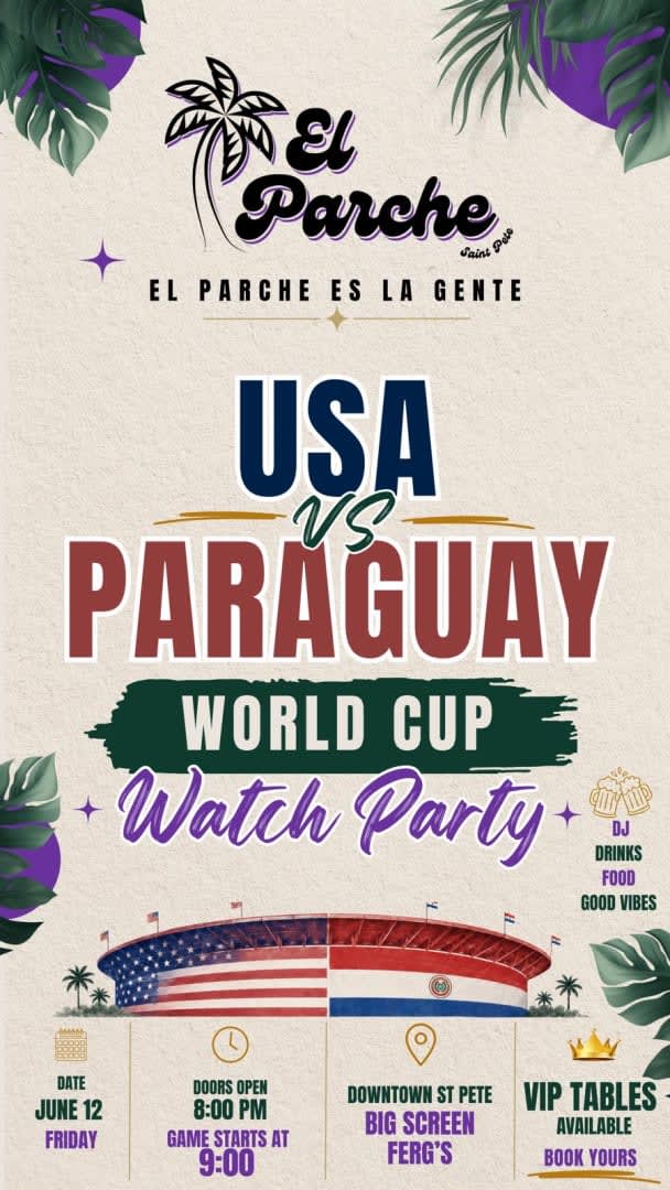 Event - USA VS PARAGUAY - WORLD CUP - St. Petersburg, Florida - June 12, 2026 | concert tickets
