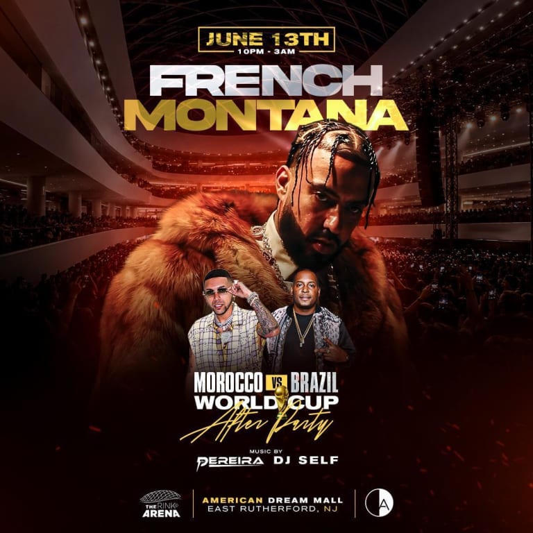 Event - Pre Puerto Rican Day Parade French Montana Live At The Rink Arena American Dream Mall - East Rutherford, New Jersey - June 13, 2026 | concert tickets