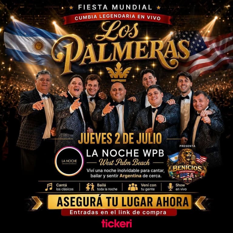 Event - Los Palmeras en West Palm Beach - West Palm Beach, FL - Thu, July 2, 2026} | concert tickets