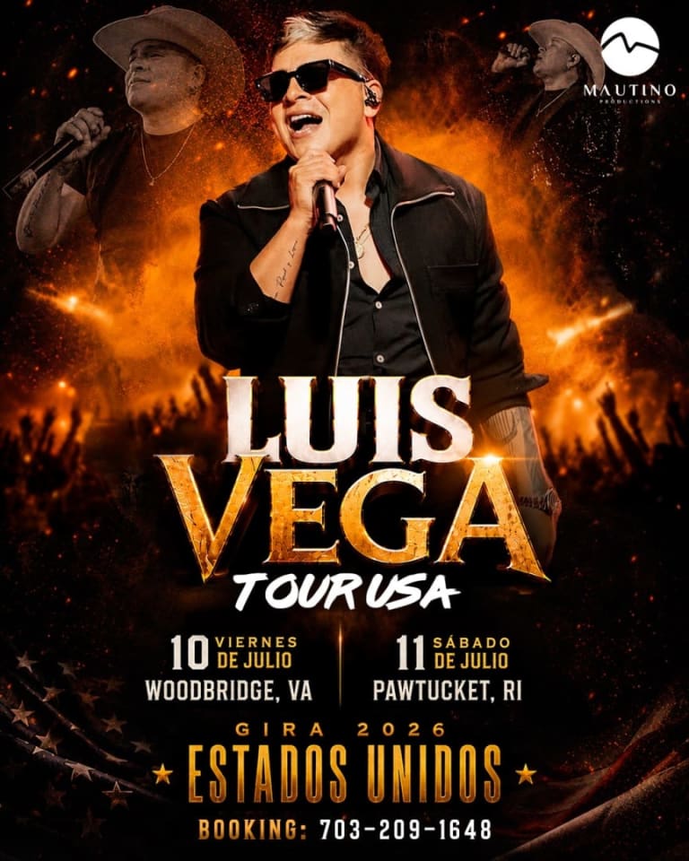 Event - LUIS VEGA EN VIRGINIA - Woodbridge, Virginia - July 10, 2026 | concert tickets