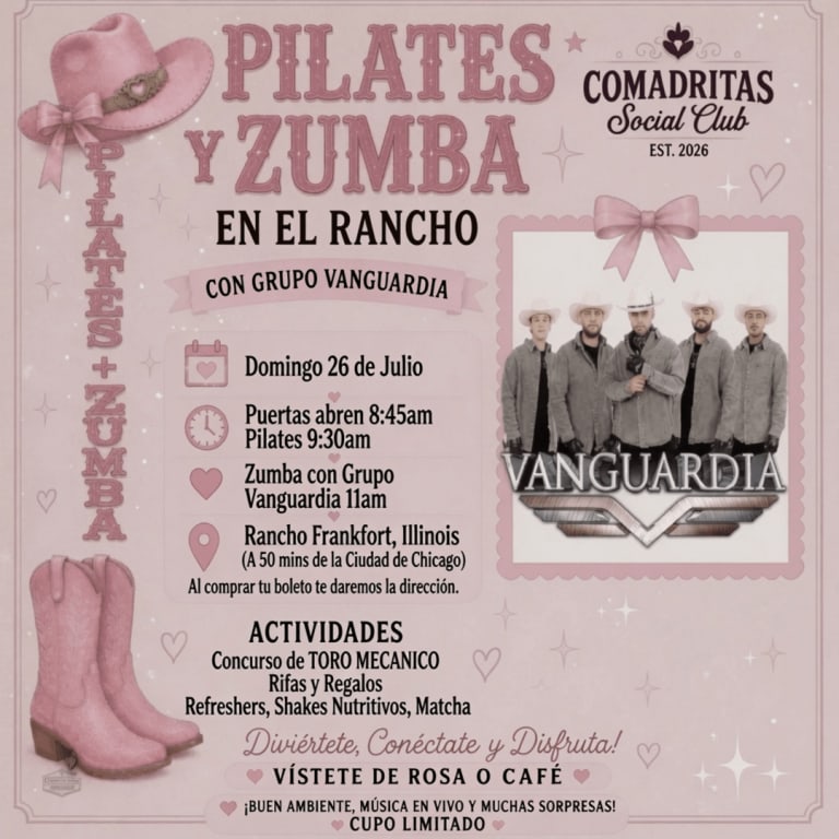 Event - PILATES Y ZUMBA EN EL RANCHO - Frankfort, Illinois - July 26, 2026 | concert tickets