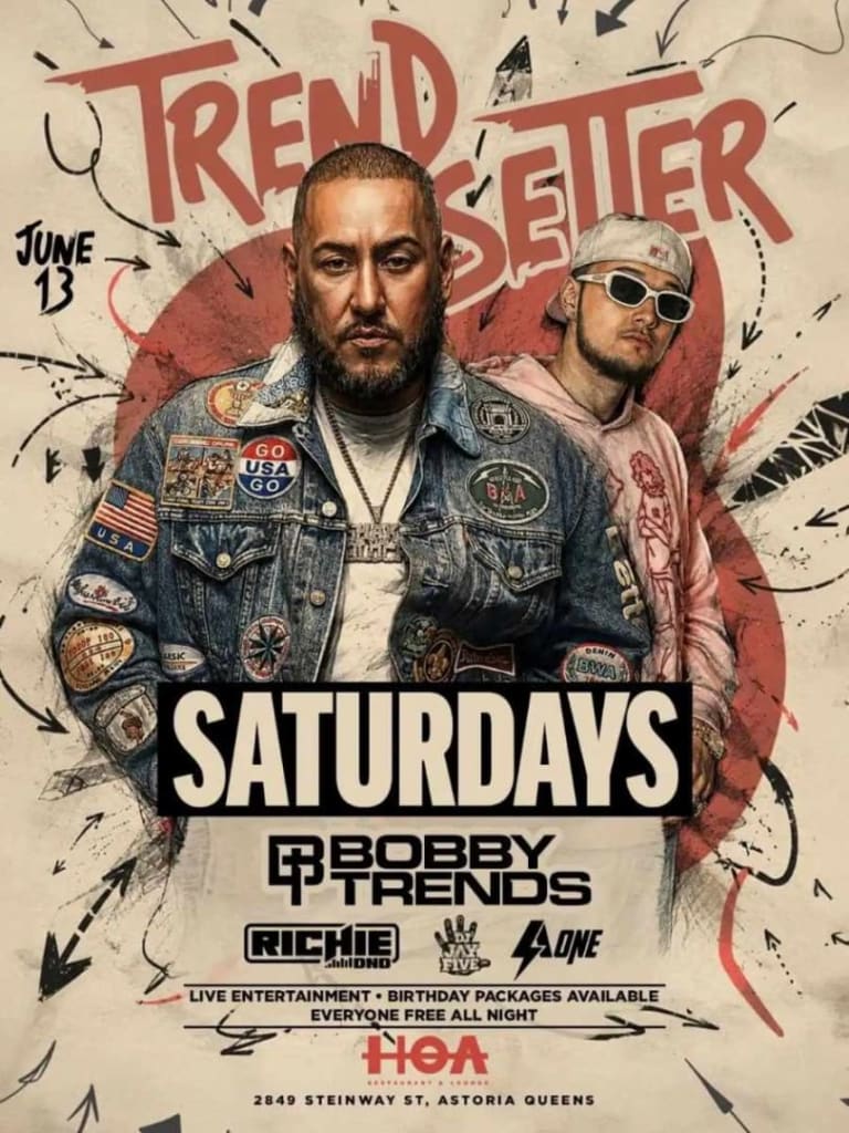 Event - TrendSetter Saturdays at HOA Astoria | Free Entry Party in Astoria – Jun 13 - Astoria, New York - June 13, 2026 | concert tickets