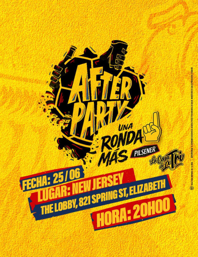 Event - 🇪🇨 New Jersey After Party Pilsener x La Casa de La Tri - Elizabeth, NJ - Thu, June 25, 2026} | concert tickets