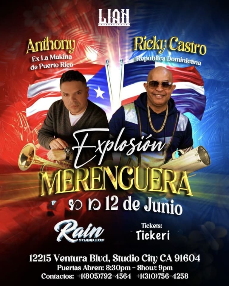 Event - Explosión Merenguera - Los Angeles, CA - vie, 12 de junio de 2026} | concert tickets