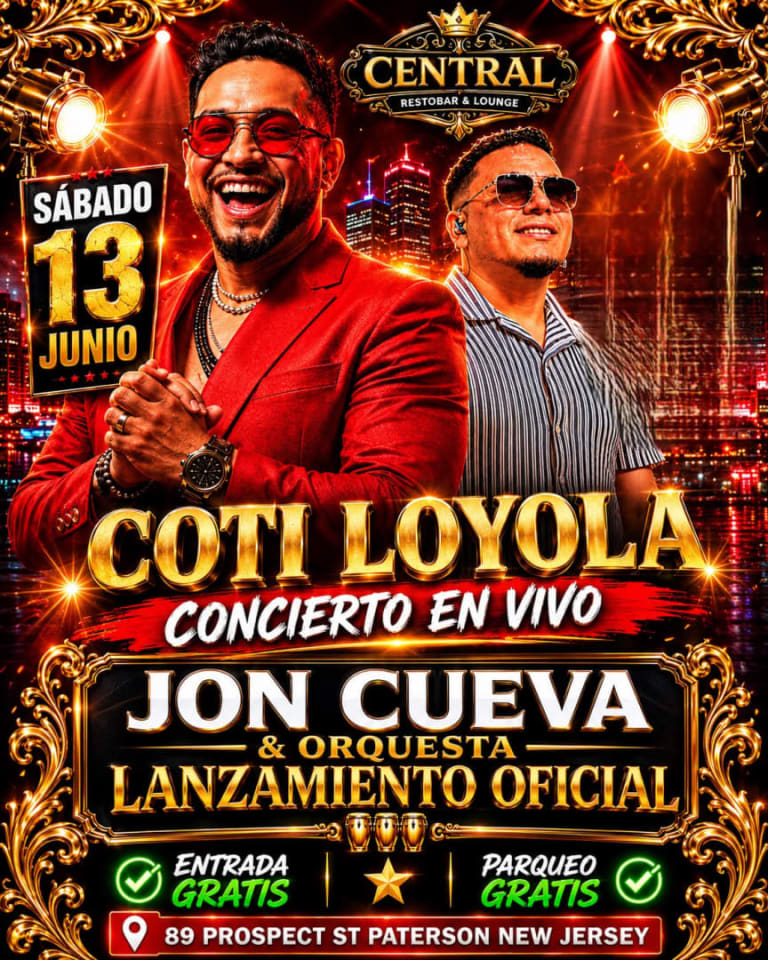 Event - Coti Loyola en New Jersey  - Paterson, NJ - Sat, June 13, 2026} | concert tickets