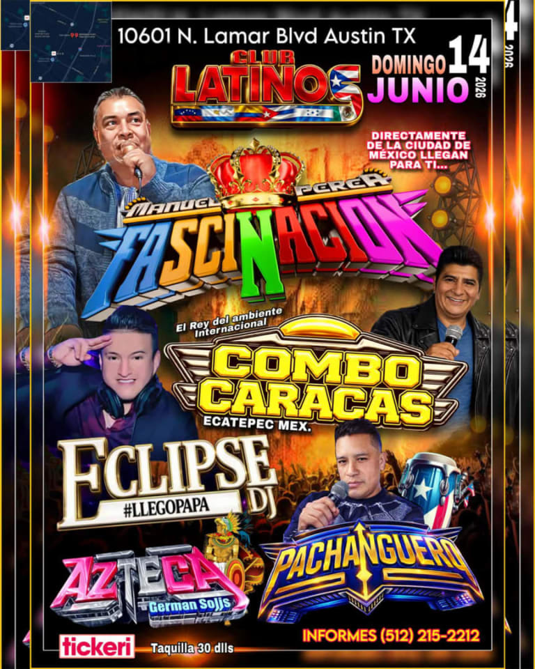 Event - SONIDO FASINACION - NOCHE 100% SONIDERA - Austin, Texas - June 14, 2026 | concert tickets