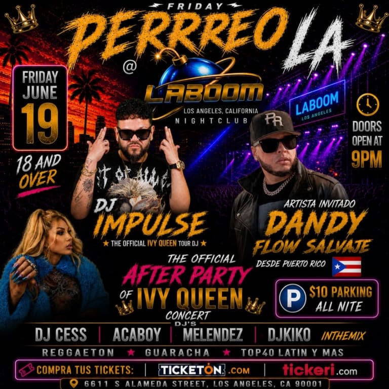 Event - IVY QUEEN OFFICIAL AFTER PARTY  - Los Angeles, California - June 19, 2026 | concert tickets