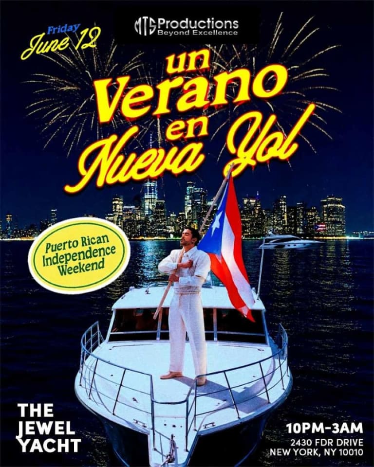 Event - Un Verano en Nuevayol — Puerto Rican Independence Weekend | Jewel Yacht - New York, New York - June 12, 2026 | concert tickets