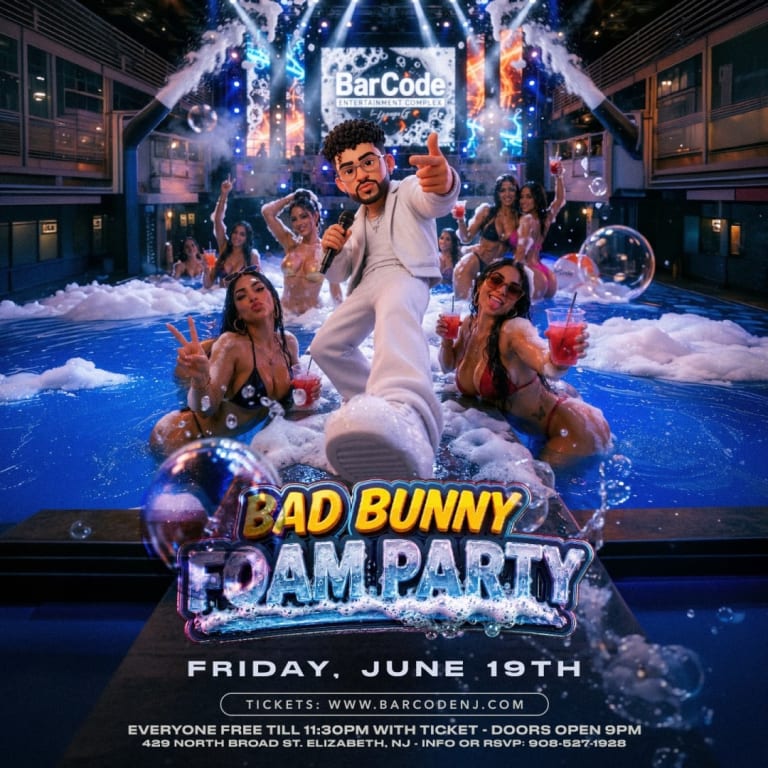Event - Bad Bunny Foam Party @ BarCode - Elizabeth, New Jersey - June 19, 2026 | concert tickets