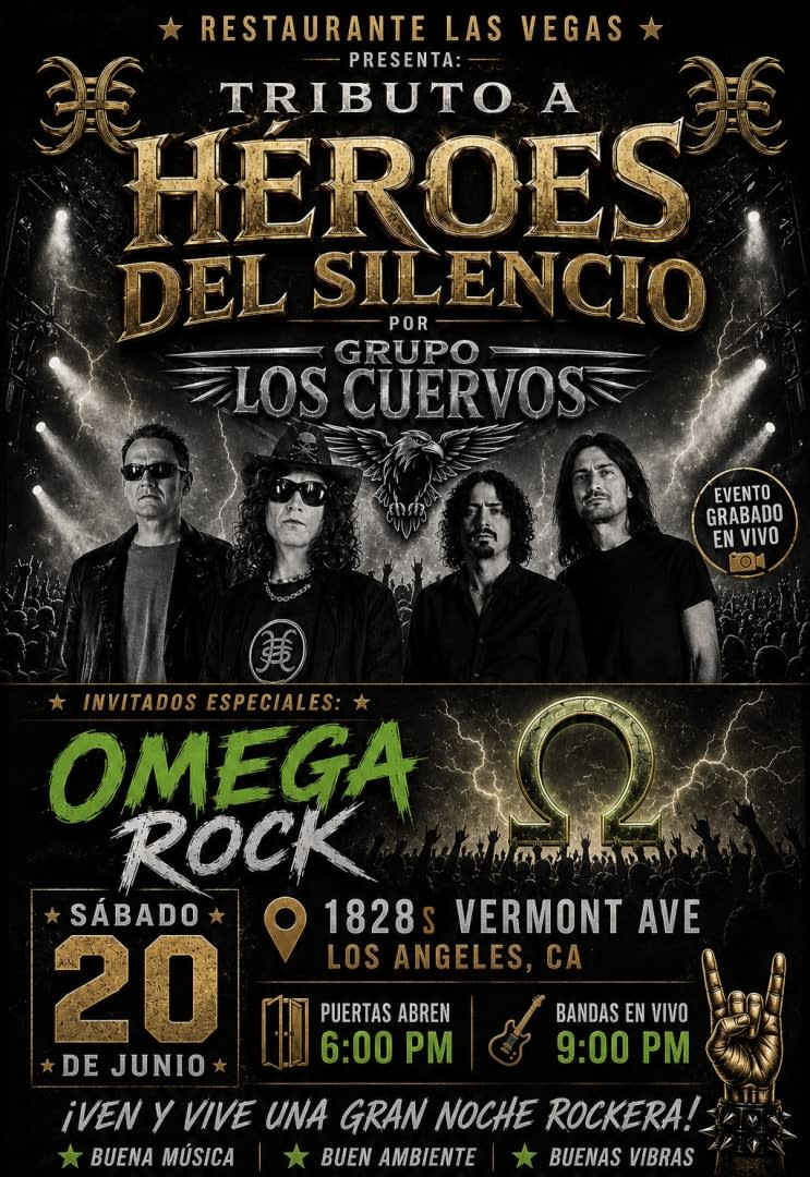 Event - Tributo Heroes del Silencio BY GLC - Los Angeles, CA - sáb, 20 de junio de 2026} | concert tickets