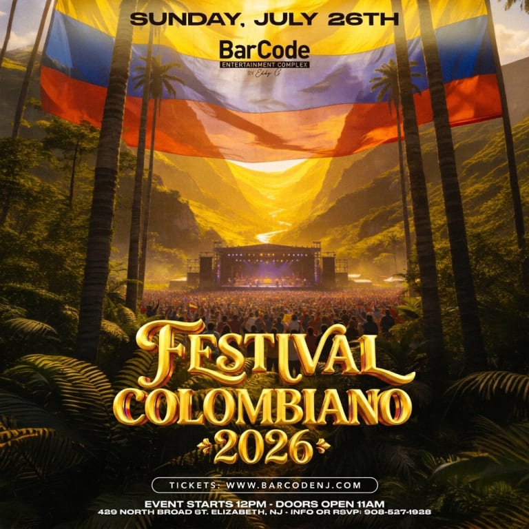 Event - FESTIVAL COLOMBIANO 2026 - Elizabeth, NJ - dom, 26 de julio de 2026} | concert tickets