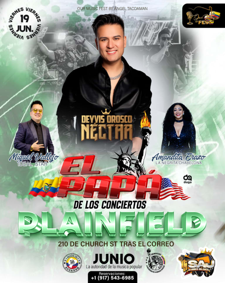 Event - DEYVIS OROSCO - NECTAR en PLAINFIELD- NJ - Plainfield, New Jersey - June 19, 2026 | concert tickets