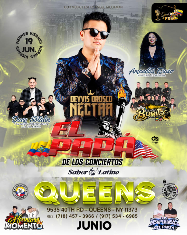 Event - DEYVIS OROSCO NECTAR en QUEENS - NY - Queens, New York - June 19, 2026 | concert tickets